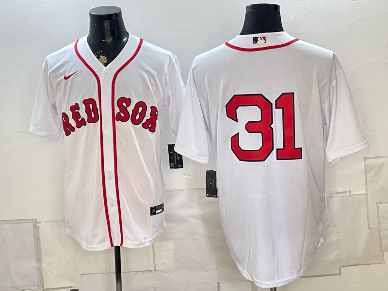 2026 Men Boston Red Sox #31 white Nike MLB Jersey 08240037->boston red sox->MLB Jersey
